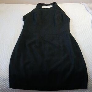 Elegant!  Black Halter Dress ⚜️Detail Design Straps At Back ⚜️👑⚜️